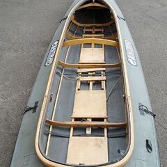 ノーティレイ 組立式 木製 2人乗り シーカヤック カヌー フランス製 全長5ｍ フォールディングカヤック NAUTIRAID 札幌市 清田区 平岡