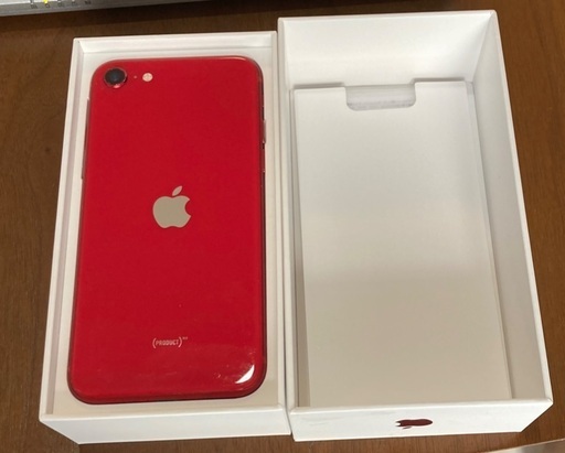 iPhone SE2 (第二世代) 64GB レッド SIMフリー解除ロック (箱あり