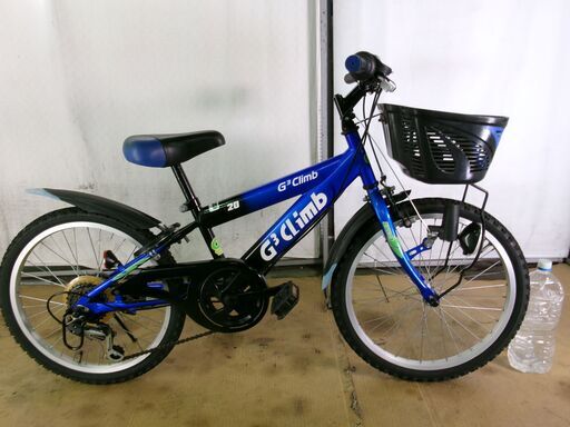 c201☆9000円☆整備済み 中古子供自転車 Gs Climb 6段変速 ブルー【20