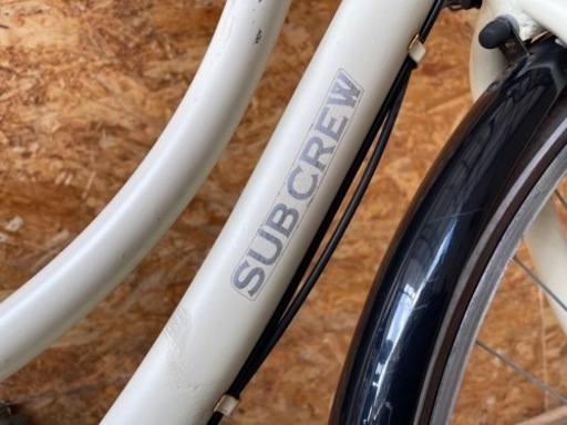 SUB CREW 27インチ　自転車　LEDライト　6段変速