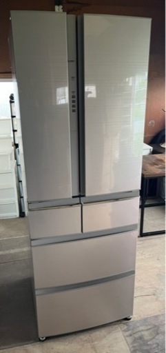 MITSUBISHI/ミツビシ/三菱 6ドア 冷凍冷蔵庫 MR-RX46C-F 461L 2018年製 スマート大容量 フレンチドア　KN