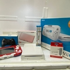 wii u +3DSLL +wii uのソフト３本セットで売ります。