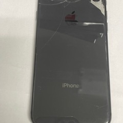 【ジャンク】iPhone8 64gb 割れ au◯判定 カメラo...