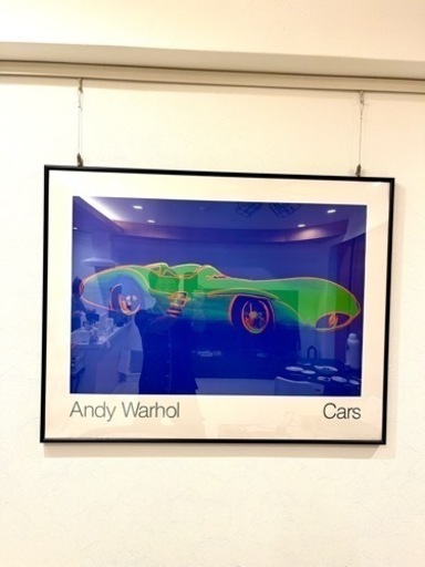 アンディ ウォーホール　Andy Warhol cars ポスター　パネル付き