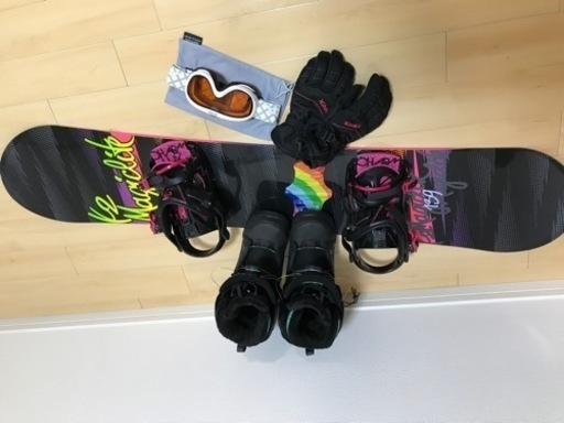 値下げしました！】スノーボード 板・ケースセット レディース