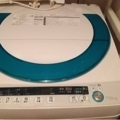 23日引取り限定　シャープ洗濯機　7.0kg