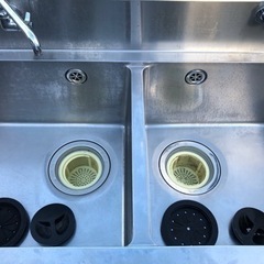 ⭐︎中古品　タニコー　2槽シンク　1200×600×800mm  厨房用品⭐︎