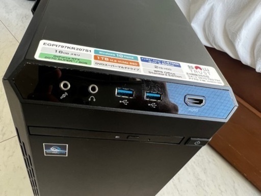 大容量】G-Tune i7 9700K RTX 2070 Super