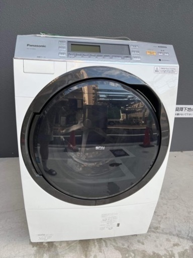 新商品入荷　パナソニックドラム洗濯機乾燥機付き１０キロ乾燥６キロ大阪市内配達設置無料保証有り