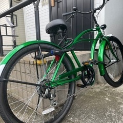 超レア トミーバハマ 自転車 ビーチクルーザー ギア付き