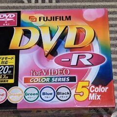【新品未開封】DVD-R 5枚入　FUJIFILM