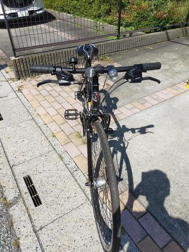 自転車（クロスバイク）サイズ:700C型 AE CRB700DX ASPEN ブラック 2131