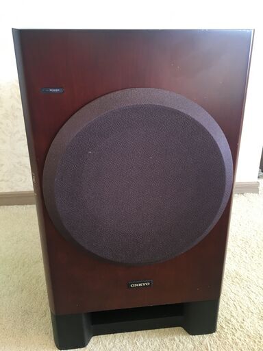 値下げしました！ サブウーファー（中古品）ONKYO アンプ内蔵サブ