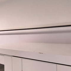 LOWYAの食器棚 ホワイト ブラック