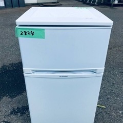2824番 ノジマ✨ノンフロン冷凍冷蔵庫✨EJ-R832W‼️