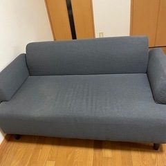 ＊値下げしました　IKEA  2人掛けソファ　グレー　