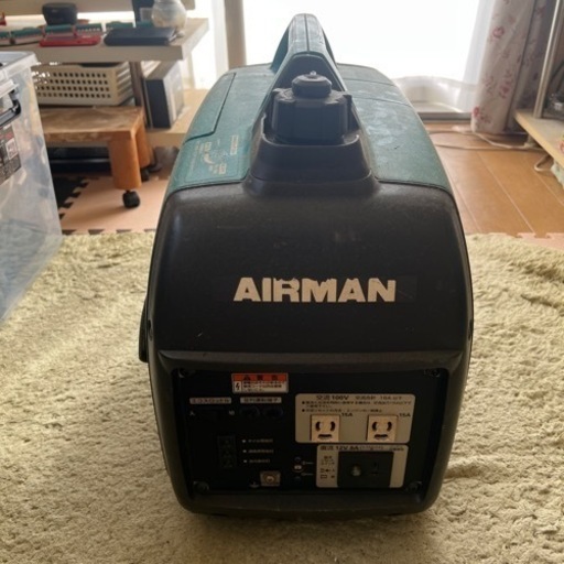 【動作良好・保証付】AIRMAN インバーター発電機 HP1600SV HD14 動作良好・保証付】AIRMAN インバーター発電機 HP1600SV HD14