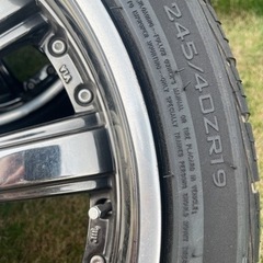 値下げ✨✨19インチアルミ タイヤバリ山✨