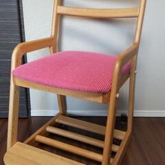 【無料】学習椅子　ピンク