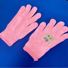 カラー軍手ピンク　1袋　12双入り　¥200