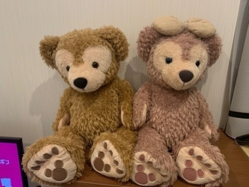 ダッフィ シェリーメイ　ぬいぐるみMサイズセット