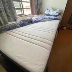 セミダブルベッドマットレスセット　イケア　ニトリ