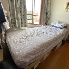 セミダブルベッドマットレスセット　イケア　ニトリ