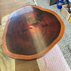 無垢　1枚板　座卓　ちゃぶ台　ローテーブル　木製テーブル