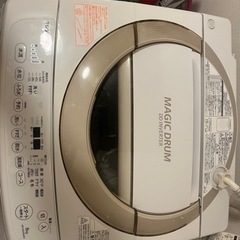 TOSHIBA 洗濯機AW-830JDMとテーブル