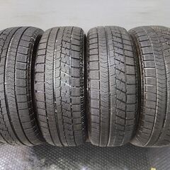 BS BLIZZAK VRX 215/60R16 16インチ スタッドレス 4本 2019年製 クラウンロイヤル ティアナ ヴェゼル マークX等　(TC622) クレジットカード QRコード決済可能