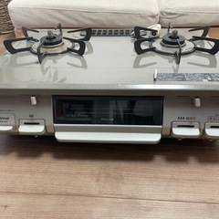 リンナイ　グリル付ガスコンロ(都市ガス)2021年製-巴 日和コレクション缶バッジあんスタJuly イベコレ