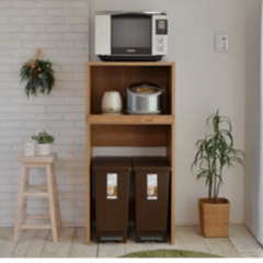 ニトリ　ごみ箱が入るキッチンラック