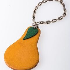 エルメス】HERMES キーホルダー チャーム フルーツモチーフ ラフランス