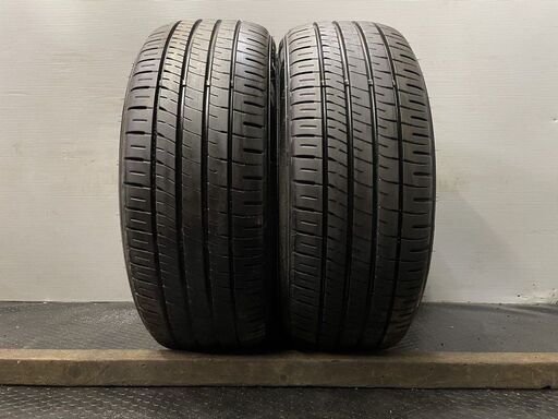 DUNLOP ENASAVE EC204 215/45R18 18インチ 夏タイヤ 2本 2018年製 バリ溝 ヴォクシー ノア エクシーガ等　(VTM596) クレジットカード QRコード決済可能