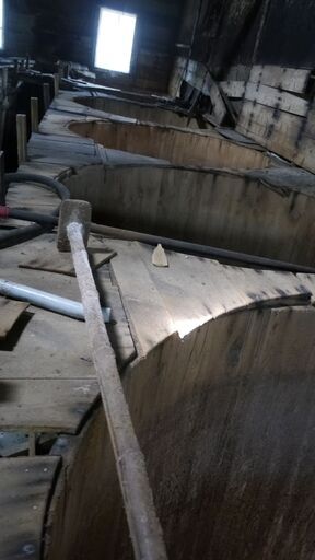 醬油桶 しょうゆ仕込み桶 諸味桶、所謂6尺5寸桶をお譲りします。