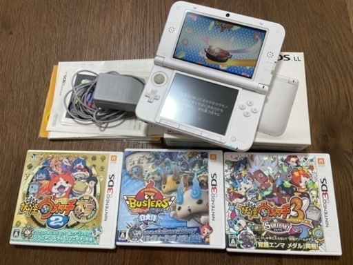 8181様 ニンテンドー 3DS LL  別売り充電器とソフト3本付