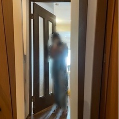 鏡、姿見　(木製枠、飛散防止加工)