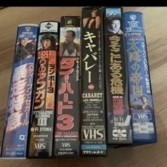VHSビデオテープ洋画6本(ダイハード3、キャバレー、ランボー3...