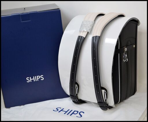 未使用 シップス ランドセル ブラック 黒 たぶん牛革モデル 2023 SHIPS KIDS by 大峽製鞄　定価 81,400