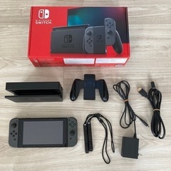 Nintendo switch グレー 本体 付属品全て有り