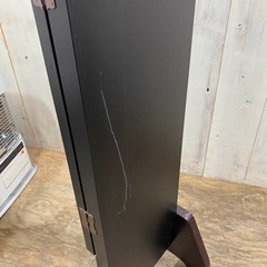 12/25 終 鎌倉彫り 三面鏡 和家具 和室 昭和レトロ 姿見 立ち鏡 菊倉TK