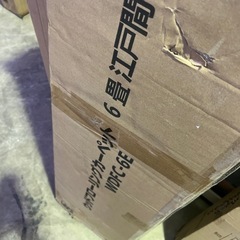 166 未使用　アイリスプラザ ウッドカーペット ナチュラル 幅約350×奥行き約260×厚み0.4cm 6畳、江戸間 WDFK-6-EDO