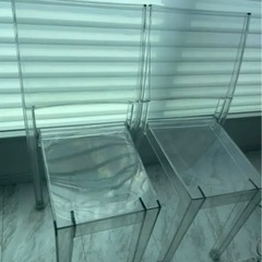 カルテル 透明 椅子 3脚セット