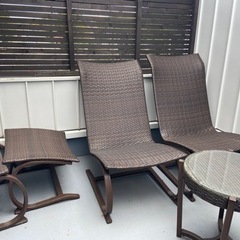 ガーデンチェアセット⭐︎決まりました