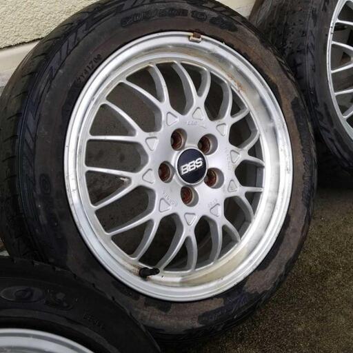 16インチ BBS 鍛造 アルミ 4本 スバル系 プリウス系 タイヤはオマケ 