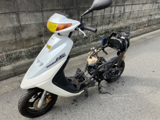 女性に人気! ヤマハ 名車 スーパージョグZR ジャンク! 登録書類