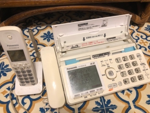 パナソニック　FAX付電話　KX-PD503 白色