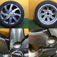 No.975　日産純正　ルークス　14インチ　14×4.5J　4穴　PCD100　タイヤ付　4本セット