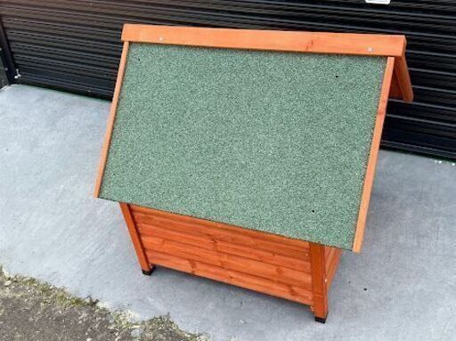 犬小屋　木製犬舎　★ほぼ未使用 犬小屋 木製犬舎 ☆ほぼ未使用