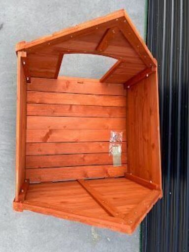 犬小屋　木製犬舎　★ほぼ未使用 犬小屋 木製犬舎 ☆ほぼ未使用